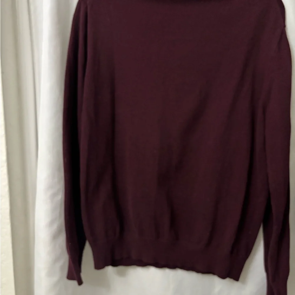 J. Crew Men's Deep Burgundy Polo Shirt